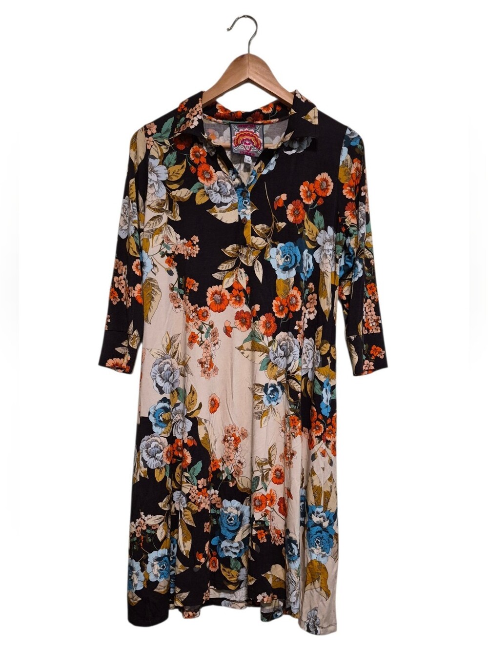Johnny Was Emma Rose Polo Tunic Dress - Size Small